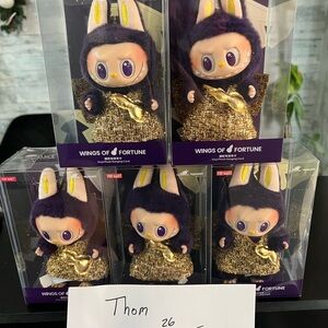 Wings of Fortune Purple and Gold Stuffed Animal